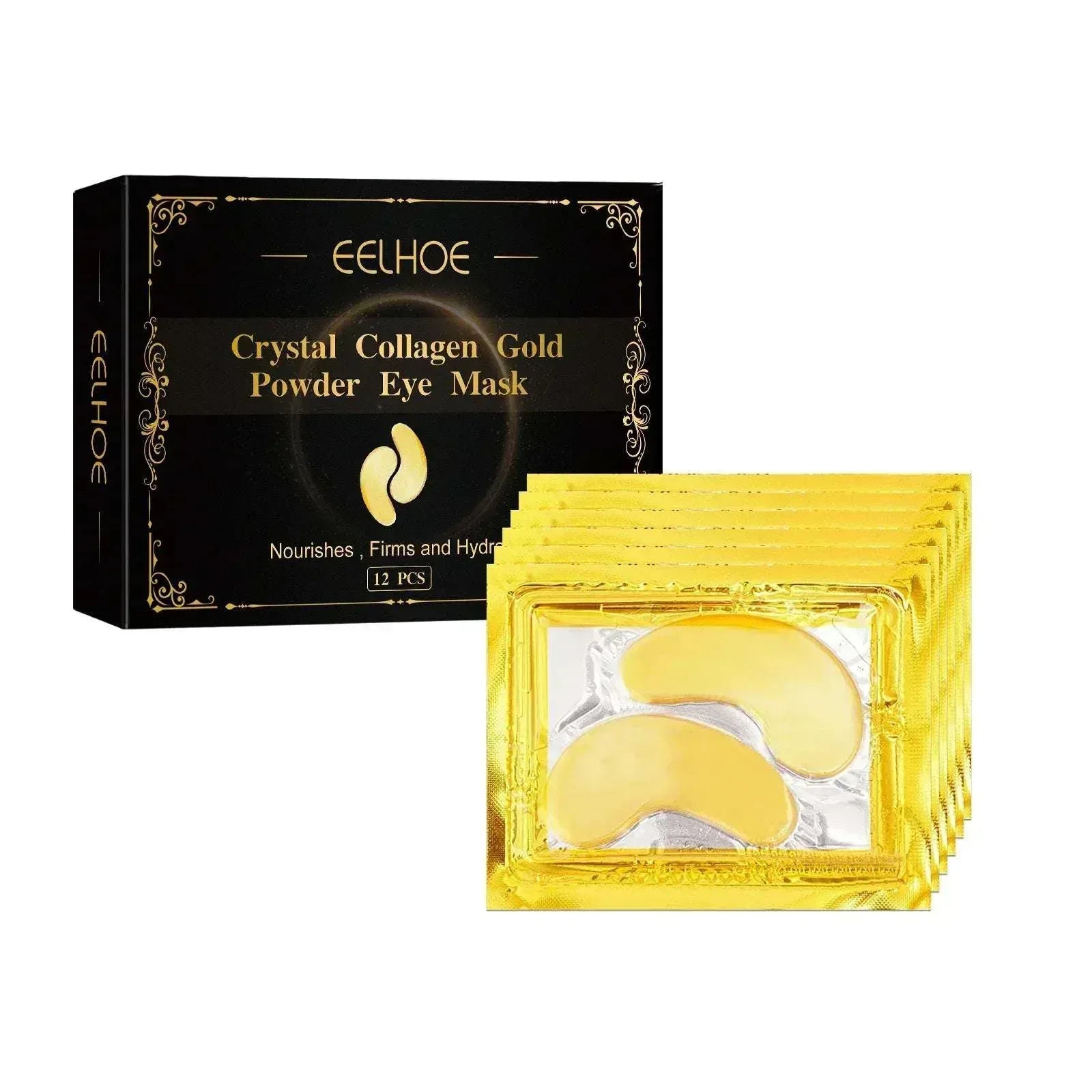 EELHOE Collagen Gold Eye Mask Firming Eye Patches For Dark Circles And Puffy Eyes - SABR & STYEL